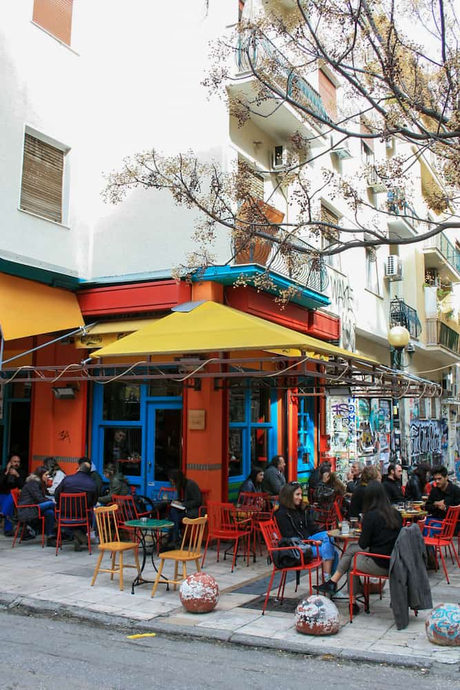 Locali all'aperto ad Atene, fra le città europee da visitare in inverno