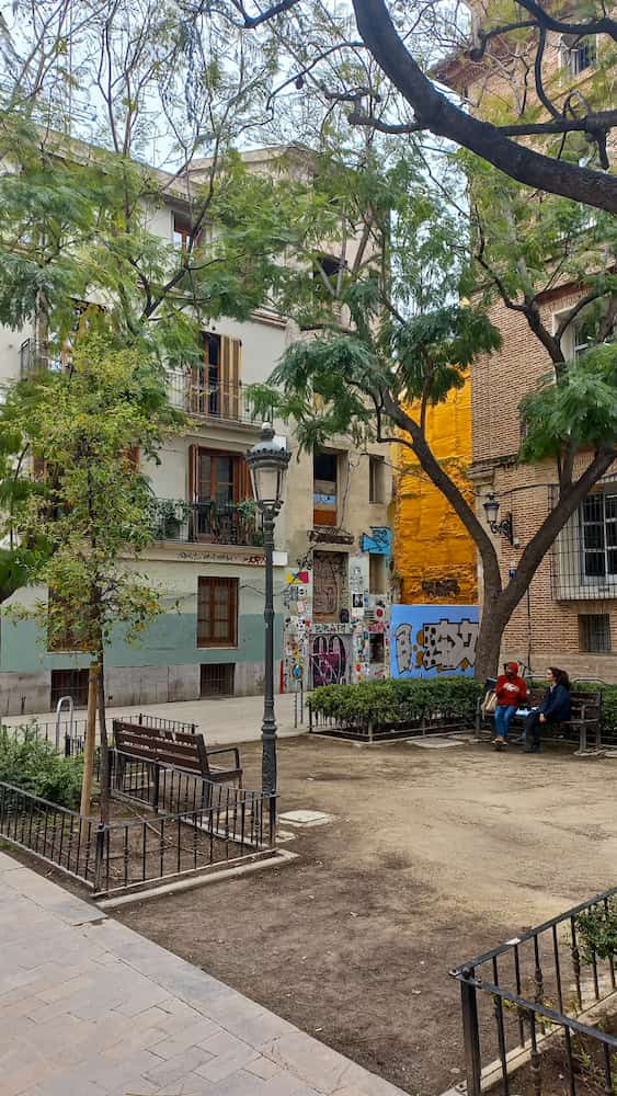 Una piazzetta nel Barrio del Carmen