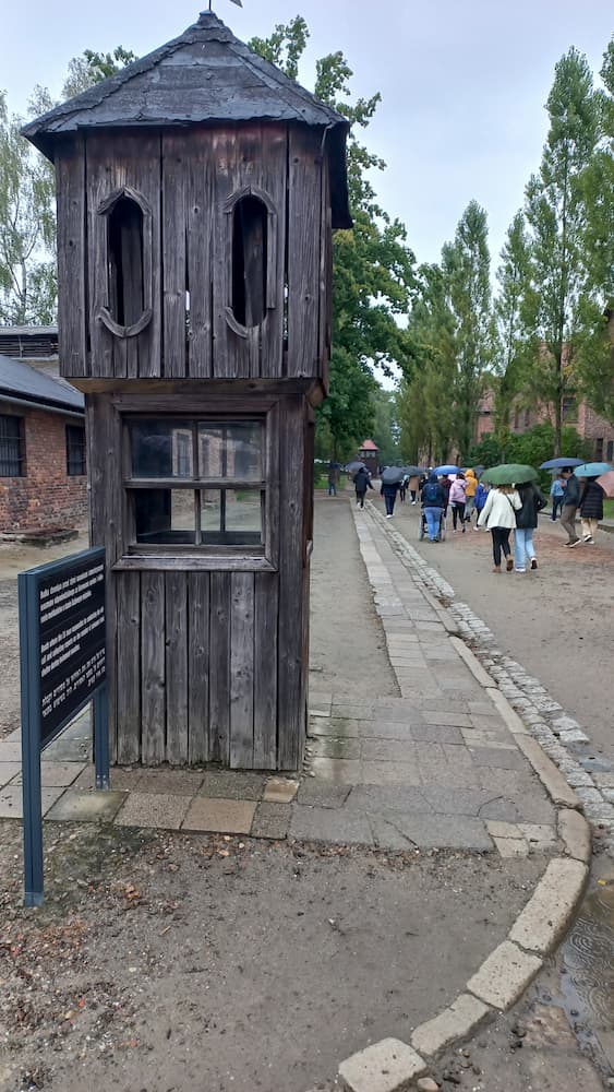 Gruppo di visitatori ad Auschwitz 2 - Visitare Auschwitz da Cracovia
