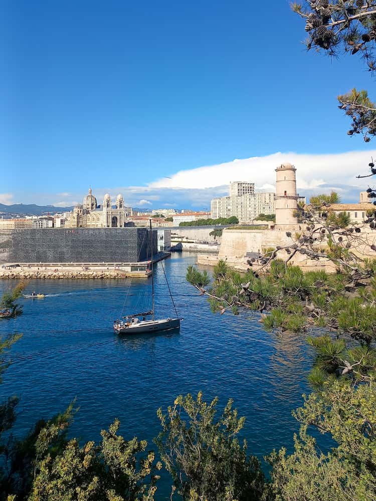 Vista sul Mucem e Fort Saint-Jean